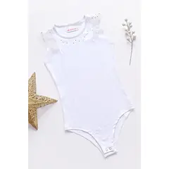 KIDS MASHMELO - BODY CON ALITAS DE TULL Y ESTRELLAS PARA NIÑA