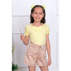 KIDS MASHMELO - BODY CON PIEZA DE BRODERY EN CANESU PARA NIÑA