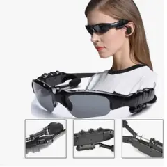 GENERICO - Lentes De Sol Con Audífonos Bluetooth Inalambrico Estuche
