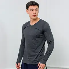A VANTGARDESTYLE - POLO SLIM FIT CABALLERO ML - JERSEY 100% ALGODON