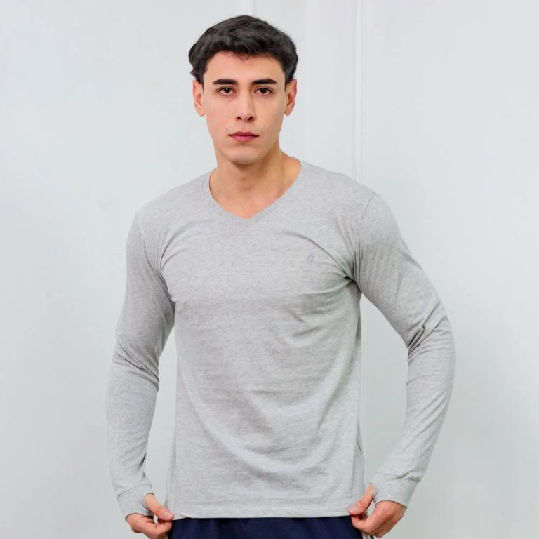 POLO SLIM FIT CABALLERO ML - JERSEY 100% ALGODON