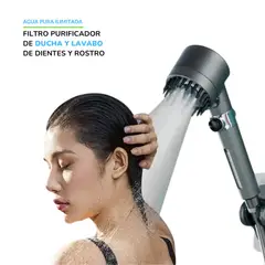WATERLIFE - Filtro Purificador de Agua WaterPro 20 Etapas para Ducha y Lavabo