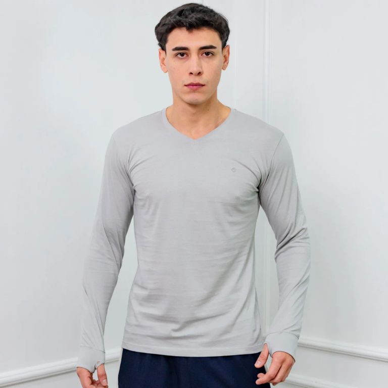 POLO SLIM FIT CABALLERO ML - JERSEY 100% ALGODON