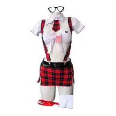 GENERICO - DISFRAZ COLEGIALA LENCERIA SEXY