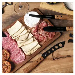 WAYU - SET DE CUCHILLOS APERITIVOS CON TABLA DE MADERA
