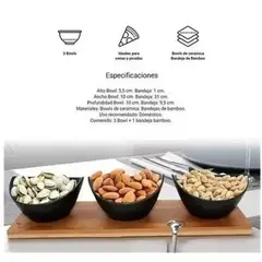 WAYU - SET DE 3 BOWLS APERITIVO
