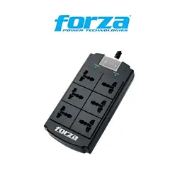 FORZA - Supresor de Pico - FSP-06MN 6 TOMAS 1250J/1800W