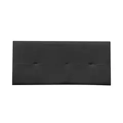 MUEBLES MACRUMO - Cabecera Aérea Reforzada Brisa con tela antifluida de 15Plz color Negro