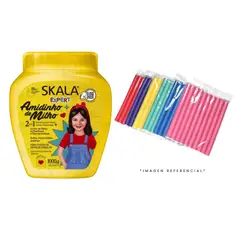 SKALA - CREMA TRATAMIENTO CAPILAR AMIDINHO DE MILHO KIDS + REGALO RULERO