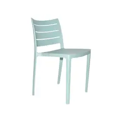 GENERICO - SILLA COMEDOR TERRAZA OV-TIBET POLIPROPILENO VERDE AGUA