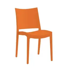 GENERICO - SILLA COMEDOR TERRAZA - KIRO NARANJA