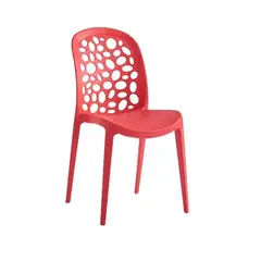 GENERICO - SILLA COMEDOR TERRAZA - BURBUJA ROJO