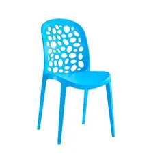 GENERICO - SILLA COMEDOR TERRAZA - BURBUJA CELESTE