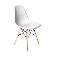 GENERICO - SILLA COMEDOR TERRAZA - EAMES BLANCO