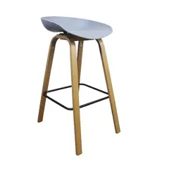 GENERICO - SILLA DE BAR CAJERA - MISURI GRIS