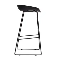 GENERICO - SILLA DE BAR CAJERA - MITSURI NEGRO