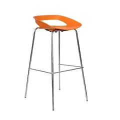 GENERICO - SILLA DE BAR CAJERA - TRIBECA NARANJA