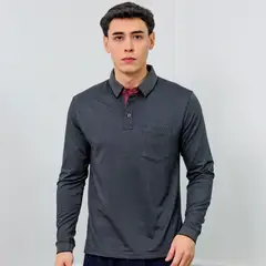 A VANTGARDESTYLE - POLO BOX REGULAR FIT CABALLERO ML - PIQUE LYCRADO