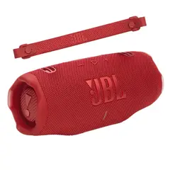 JBL - Charge 6 Parlante Bluetooth con correa hasta 28 horas - Rojo