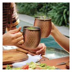 WAYU - SET DE 2 COOPER MUG DE 600 ML