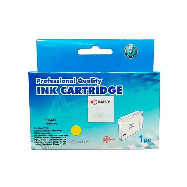 Tinta raely Compatible HP954XL Yellow