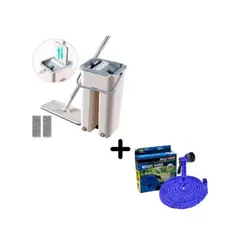 GENERICO - Combo Balde Trapeador y Manguera de 30m