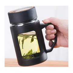 GENERICO - Botella de agua con infusor de té 500 ml