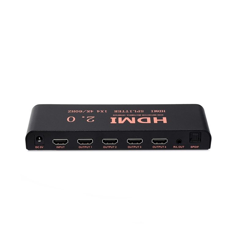 Splitter Divisor Repartidor 1Entrada 4Salidas 1X4 HDMI 2.0 4K/60Hz