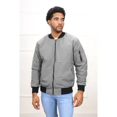 DM DEXMEN - Casaca Dexmen Bomber Jacket Gris