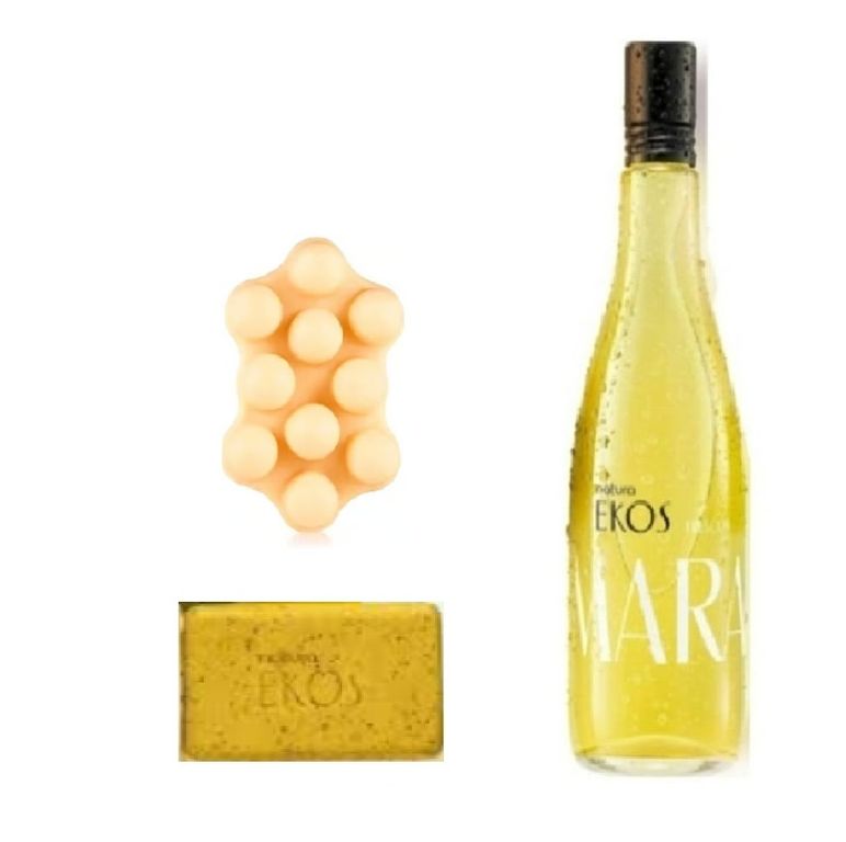 Ekos maracuya frescor 150ml+ jabon masajeador y exfoliante