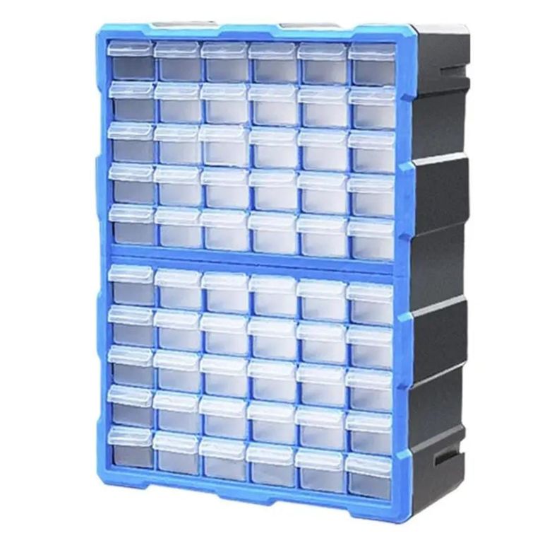 Organizador 60 Compartimiento Caja Organizadora Gaveta