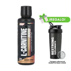 NUTREX RESEARCH - CARNITINA L- CARNITINE 3000 ORANGE MANGO + SHAKER