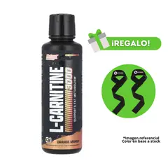 NUTREX RESEARCH - CARNITINA L- CARNITINE 3000 ORANGE MANGO + STRAPS