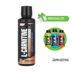 NUTREX RESEARCH - CARNITINA L- CARNITINE 3000 ORANGE MANGO + 3 XB
