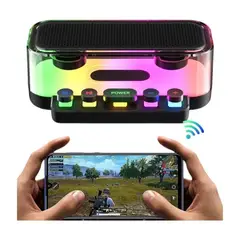 GENERICO - Parlante Gamer Bluetooth Portátil Con Led Y Batería Recargable