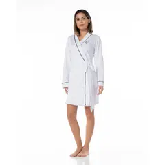 VELA WHITE - Bata Algodón Sofía