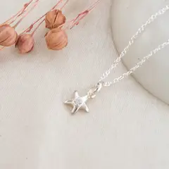 CLEO JOYAS & ACCESORIOS - Collar Dije Starfish Plateado Plata