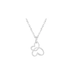 CLEO JOYAS & ACCESORIOS - Collar Dije Mariposa Plateado Plata
