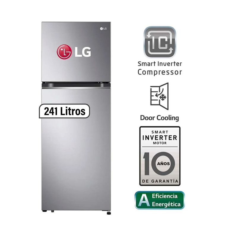 Refrigeradora 241LT Top Freezer No Frost GT24BPP Plateado