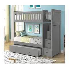 DMUEBLES - CAMAROTE 1 PLAZA LISBOA CON ESCALERA 4 CAJONES