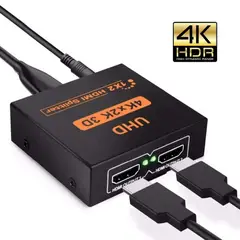 OEM - HDMI SPLITTER 1x2 4K x 2K 3D Divisor y Multiplica Señal SM-F7806K