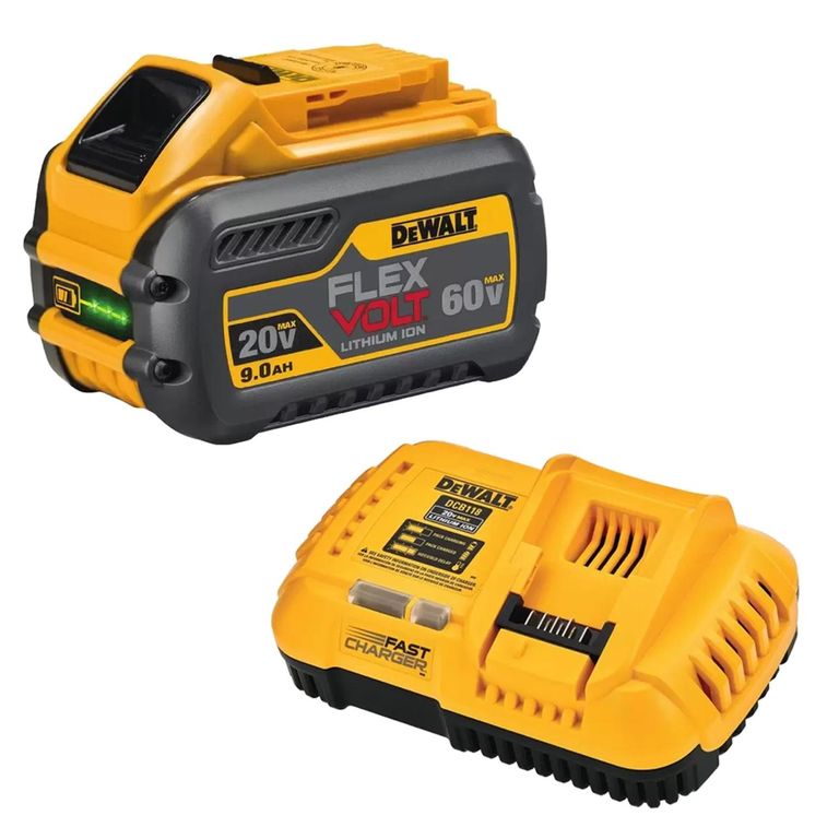 Batería Ion de Litio 20V / 60V 9.0 Ah Flexvolt + Cargador DCB609-K1