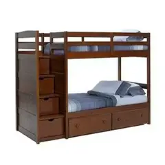DMUEBLES - CAMAROTE 1 PLAZA + ESCALERA 4 CAJONES BRADFORD