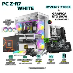 INTEL - Computadora PC Gamer PRO RYZEN 7 7700X RAM 32GB SSD 1TB GRAFICA RTX 5070 12GB