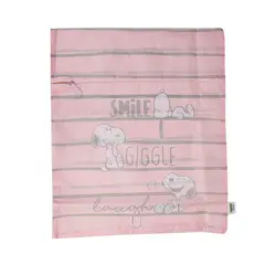 SNOOPY - Set 5 Bolsas Organizadoras Rosado