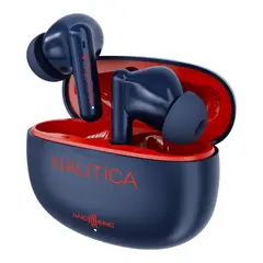 NAUTICA - Audífonos inalámbricos Noise Cancelling ANC+ENC T680 Rojo-Navy