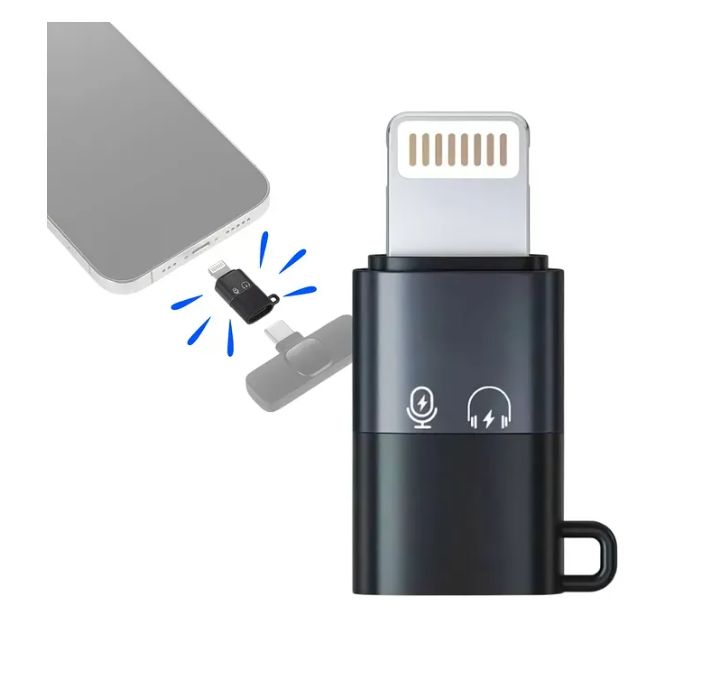 Adaptador de microfono tipo C A Lightning otg