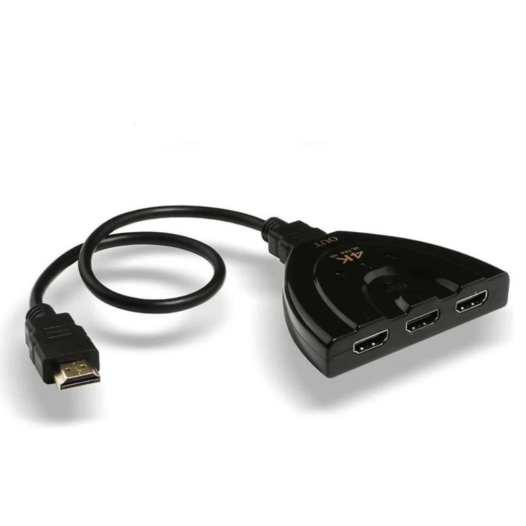 HDMI Switch 1x3 con 3 Puertos de Salida para Señal de Video