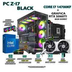 INTEL - Computadora PC Gamer I7 14700KF RAM 32GB SSD 1TB GRAFICA RTX 5060TI 8GB