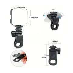 GENERICO - Mini Luz LED Clip Pro 6000K para Selfies, Streaming y Video Marca: